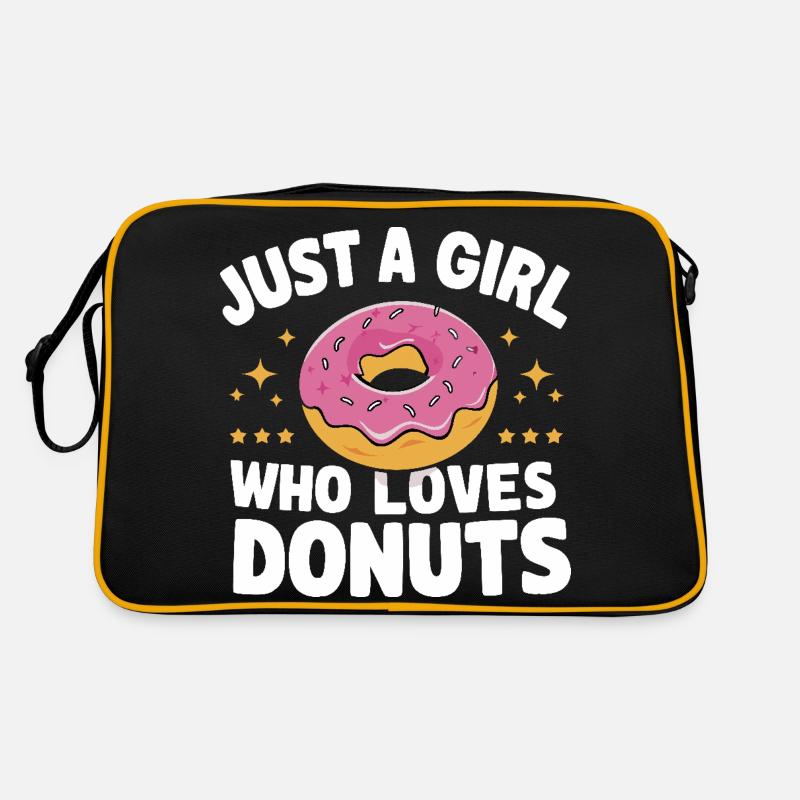 Donut Donuts Candy Bagel Retro Bag