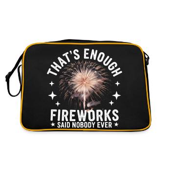 Pyrotechnics Fireworks Pyrotechnics - Retro Bag - black/gold - Back