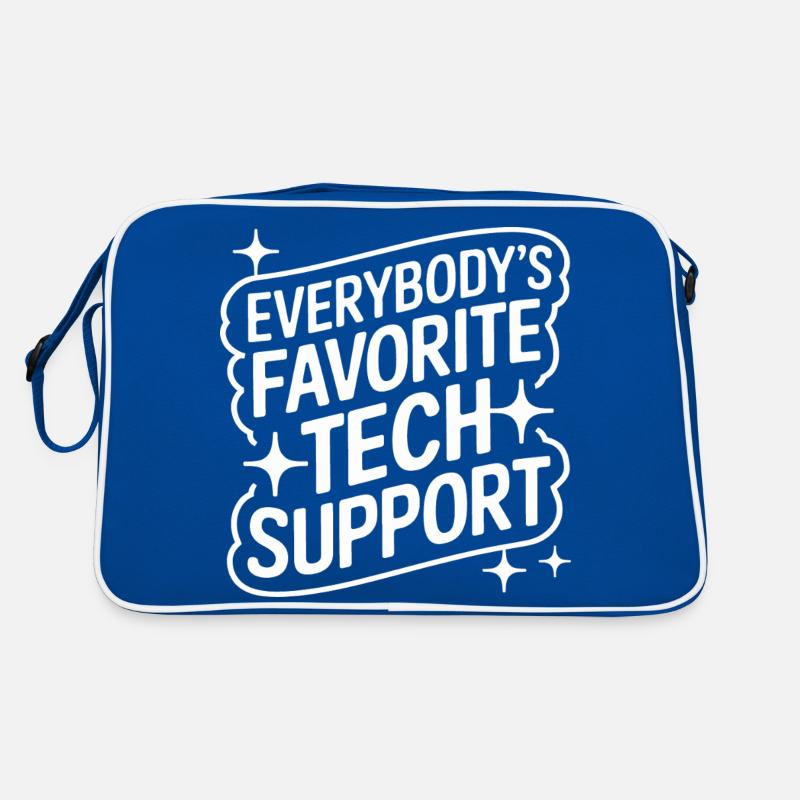 Technischer Support Computerfreak Nerd Retro Tasche