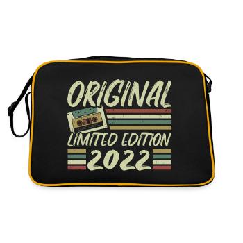 Vintage 2022 Rétro Cadeau D’anniversaire 2022 - Sac Retro - noir/or - Dos