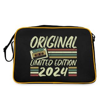 Vintage 2024 Rétro Cadeau D’anniversaire 2024 - Sac Retro - noir/or - Dos