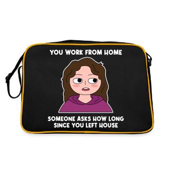 Travailler à domicile Lazy Design for Proud - Sac Retro - noir/or - Dos