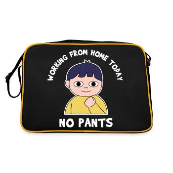 Drôle de design de travail à domicile pour Proud Pinoys - Sac Retro - noir/or - Dos