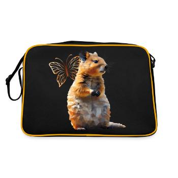 Quokka - Sac Retro - noir/or - Dos