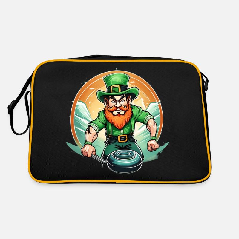 Curling Trèfle de la Saint-Patrick Sac Retro
