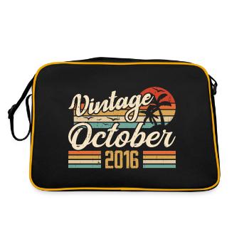 Octobre 2016 Cadeau Anniversaire - 2016 - Sac Retro - noir/or - Dos
