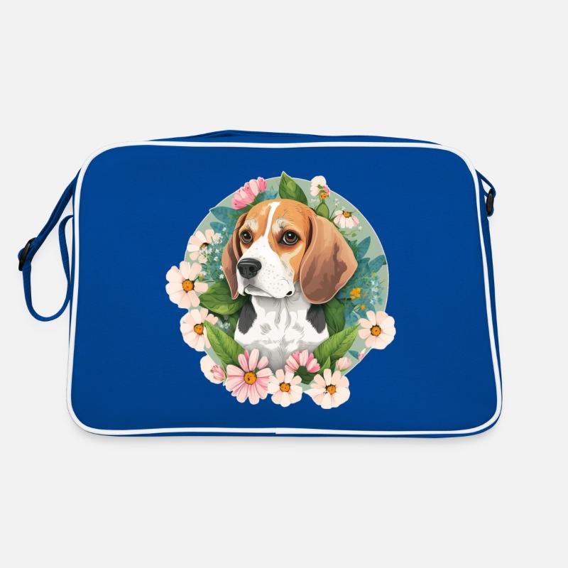 Beagle Hundehalter Retro Tasche