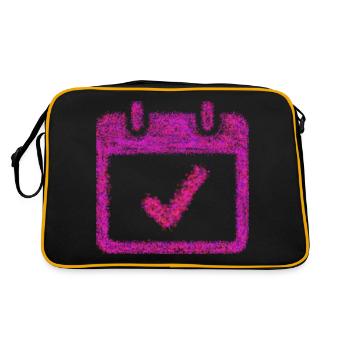 SAVE THE DATE - Retro Bag - black/gold - Back