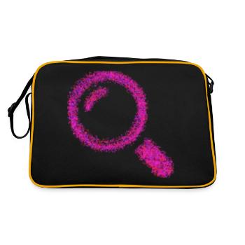 Zoom In Tee - Retro Bag - black/gold - Back