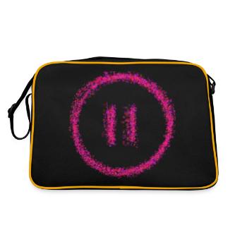 Pause Fashion Tee - Retro Bag - black/gold - Back