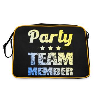 Équipe du parti - Sac Retro - noir/or - Dos