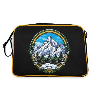 Bouclier d’alpinisme - Sac Retro - noir/or - Dos