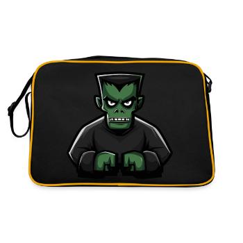 Bande dessinée zombie Halloween - Sac Retro - noir/or - Dos