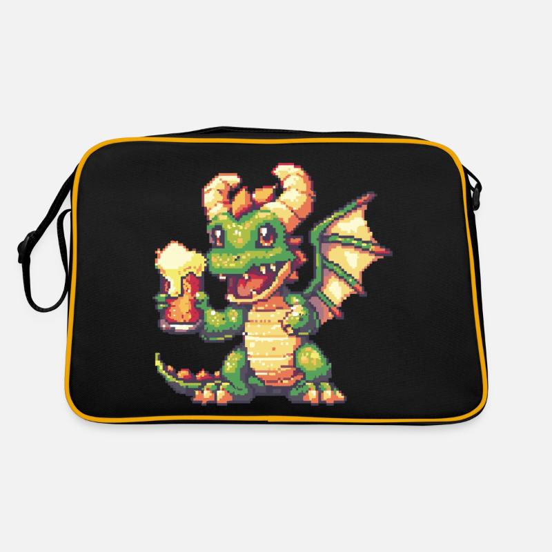 Bière Dragon Pixel Sac Retro