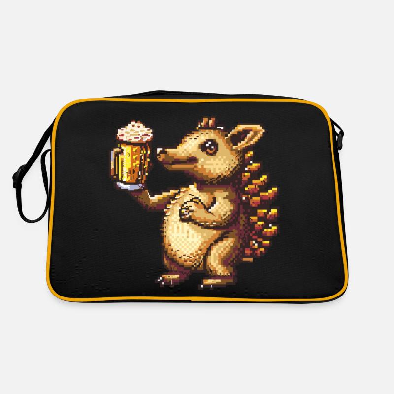 Bière Armadillo Pixel Sac Retro