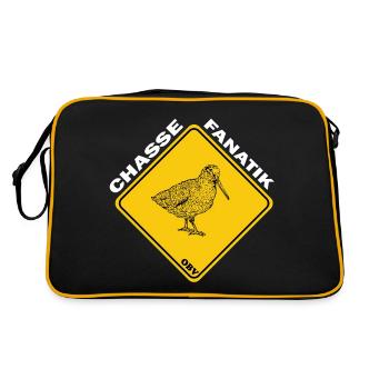 OBV – Chasse Fanatik bécasse Scolopax Rusticola - Sac Retro - noir/or - Dos