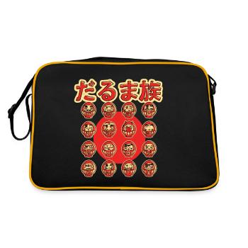 La tribu des Darumas - Sac Retro - noir/or - Dos