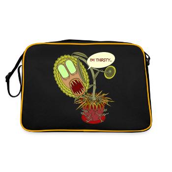THIRST - Retro Bag - black/gold - Back