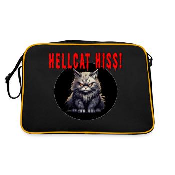 HELLCAT HISS 2 - Sac Retro - noir/or - Dos