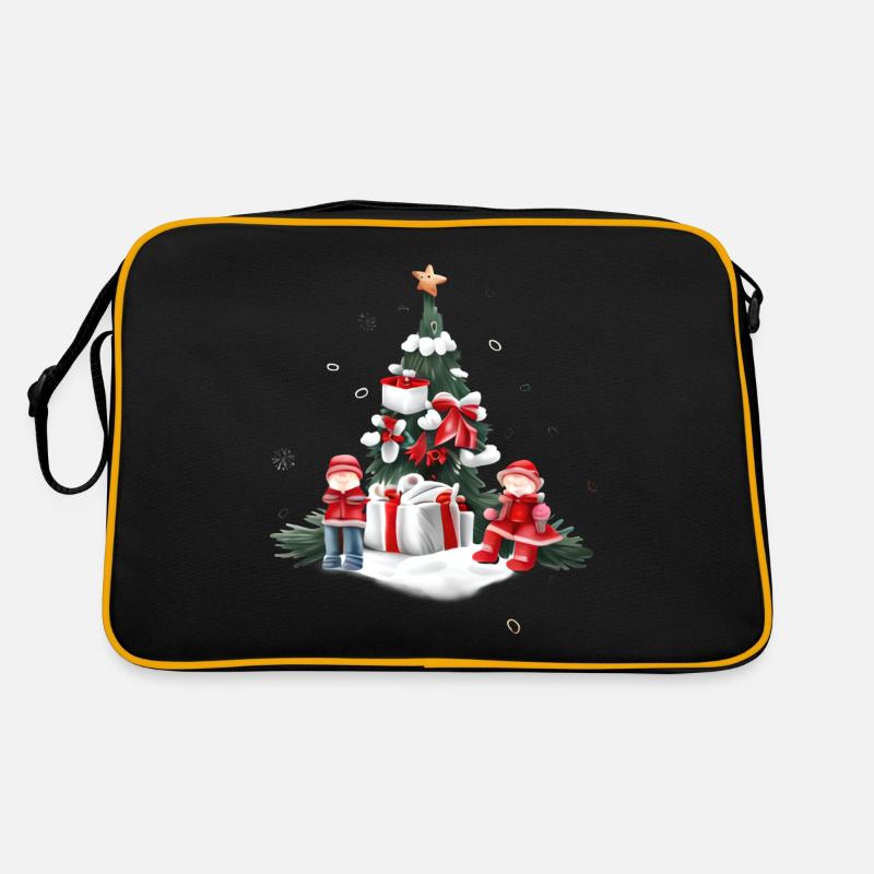 Weihnachtskinder Retro Tasche