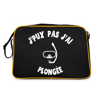 J peux pas j ai Pongée - Sac Retro - noir/or - Dos