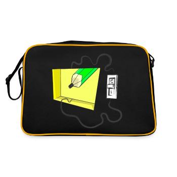 SWITCH - Retro Bag - black/gold - Back