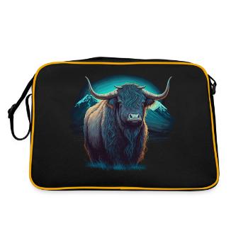 Blue Yak - Retro Bag - black/gold - Back