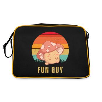 Fun Guy Retro Sunset - Sac Retro - noir/or - Dos