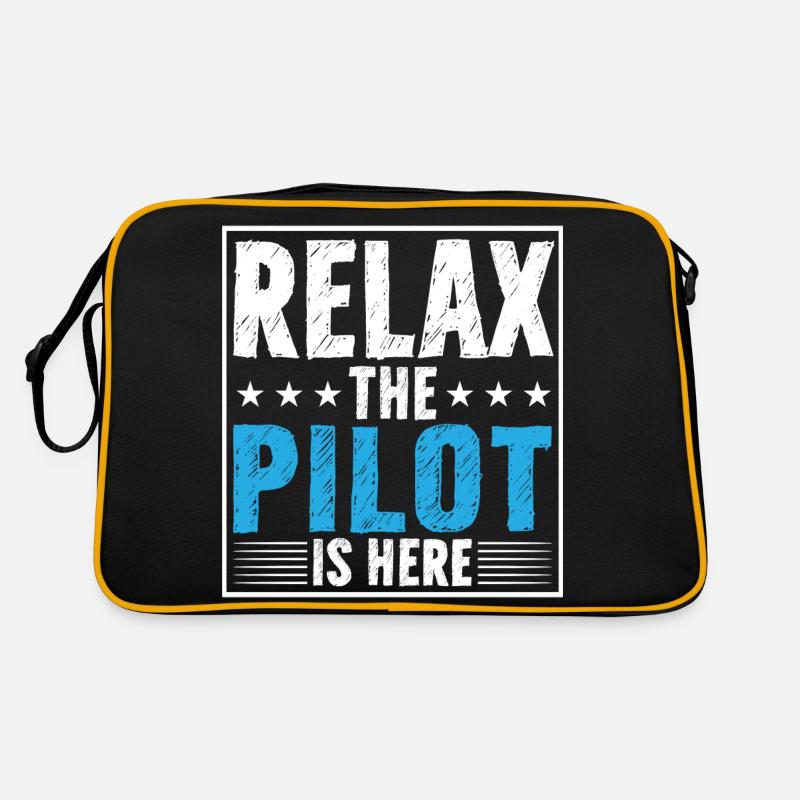 Relax the pilot is here Retro Bag