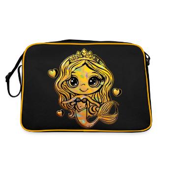 Douce Sirène 3 - Sac Retro - noir/or - Dos