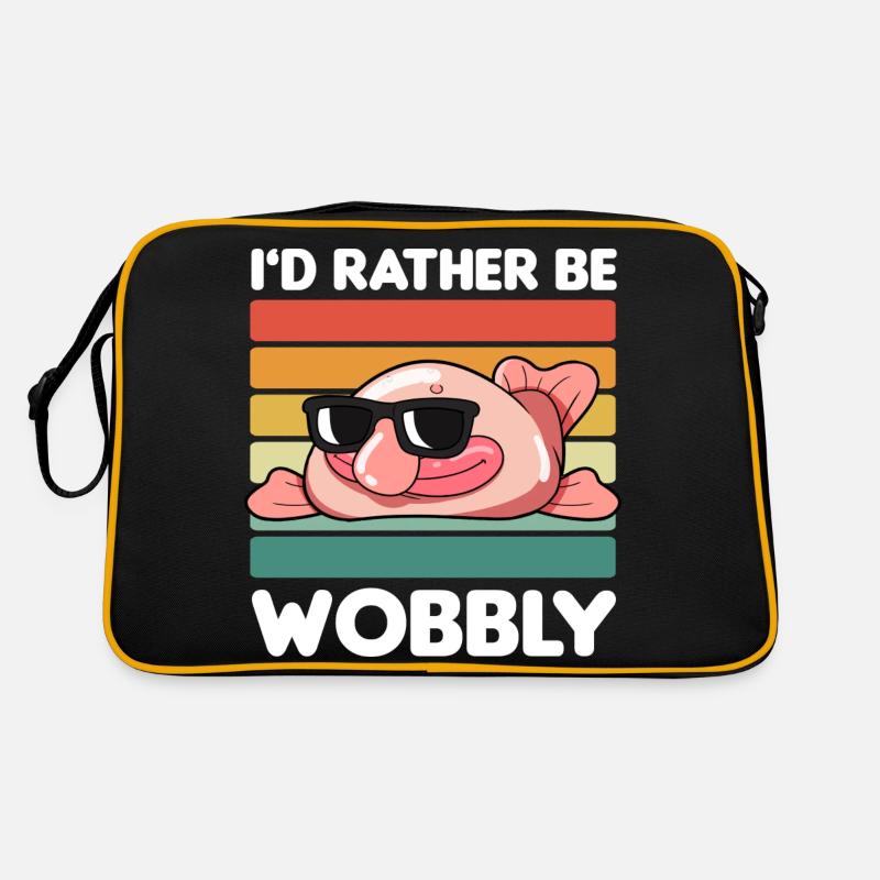 Blobfisch Retro Tasche