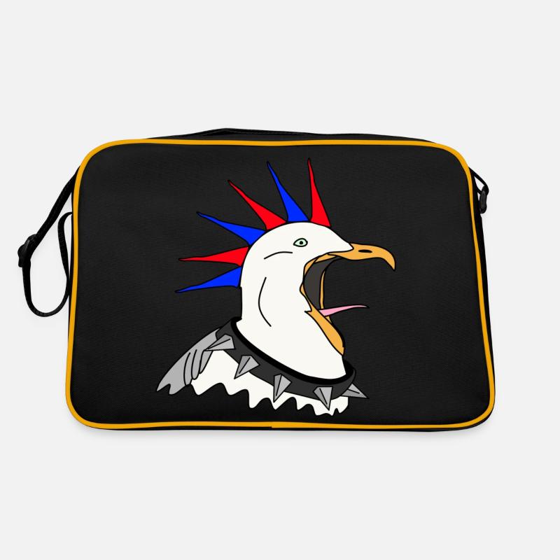 punker möwe Retro Tasche