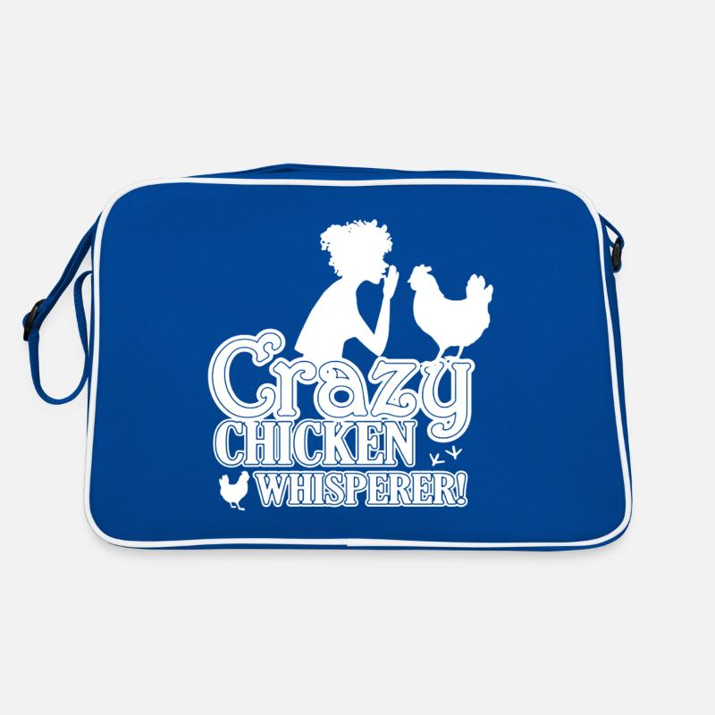Crazy Chicken Whisperer Retro Bag