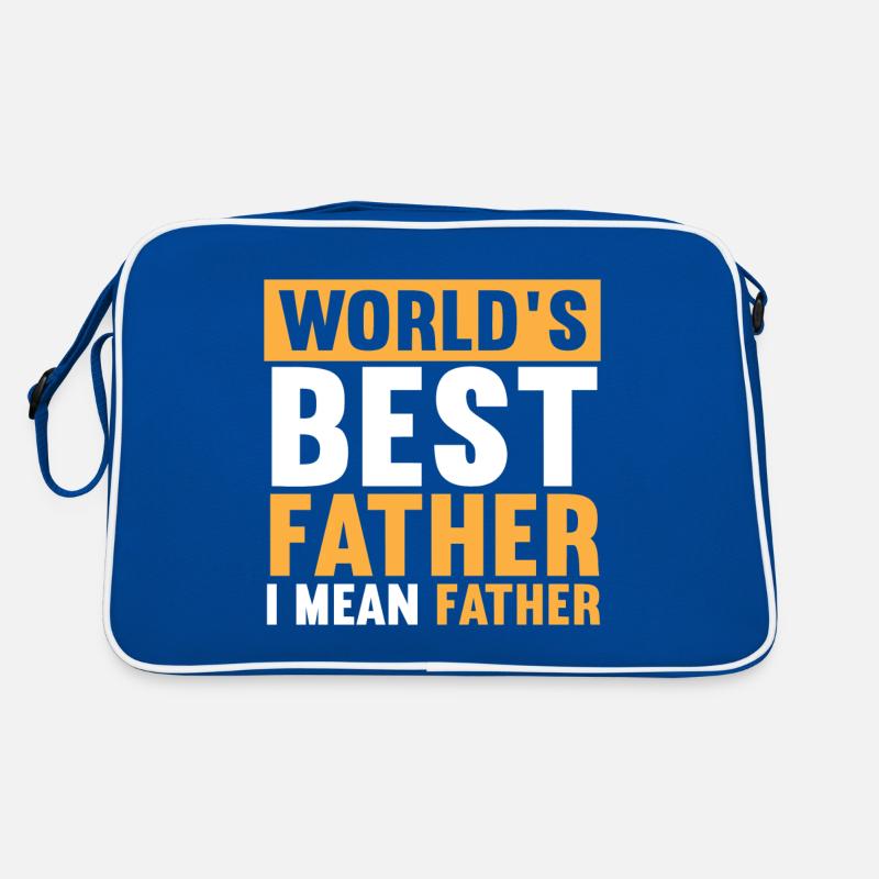 Weltweit bester Farter Mid-Range Dad- Funny Dads Retro Tasche