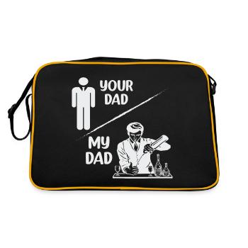 Father - father - father - my father - Retro Bag - black/gold - Back
