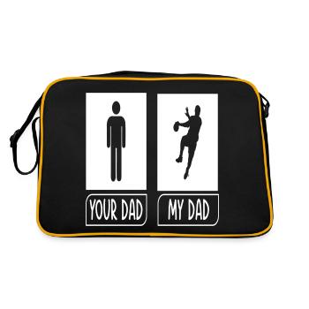 Father - father - father - my father - Retro Bag - black/gold - Back