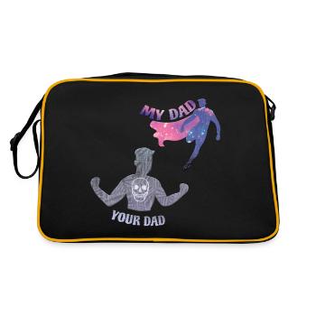 Father - father - father - my father - Retro Bag - black/gold - Back