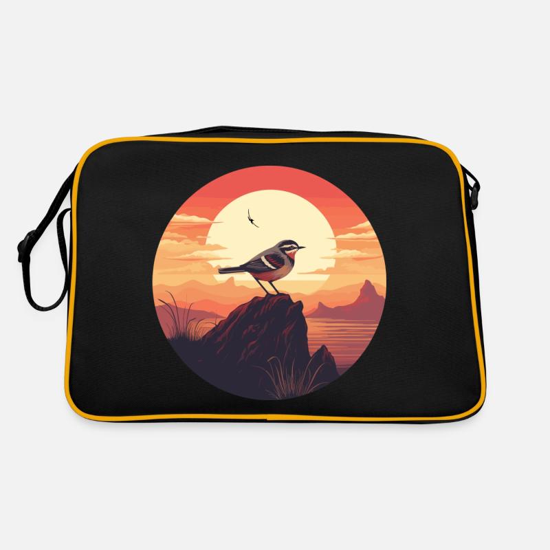 Zaunkönig Retro Tasche
