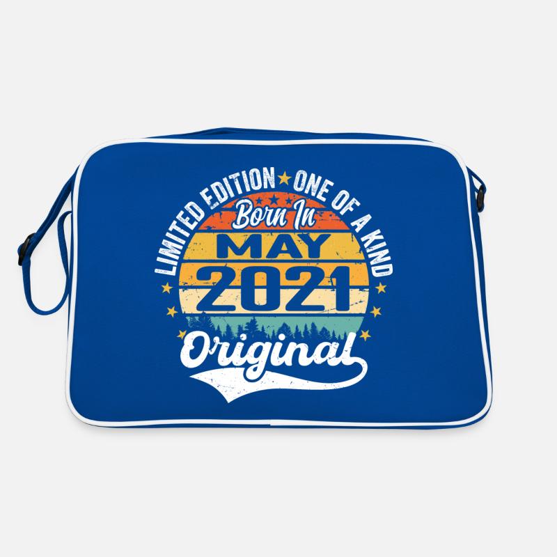 May 2021 Birthday Gift Born In May 2021 Retro Bag
