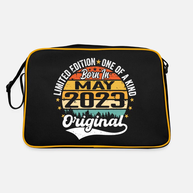 Mai 2023 Geburtstagsgeschenk geboren im Mai 2023 Retro Tasche