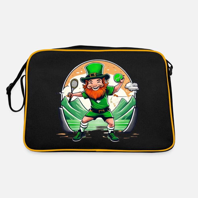 Saint-Patrick Shamrock Tennis Sac Retro