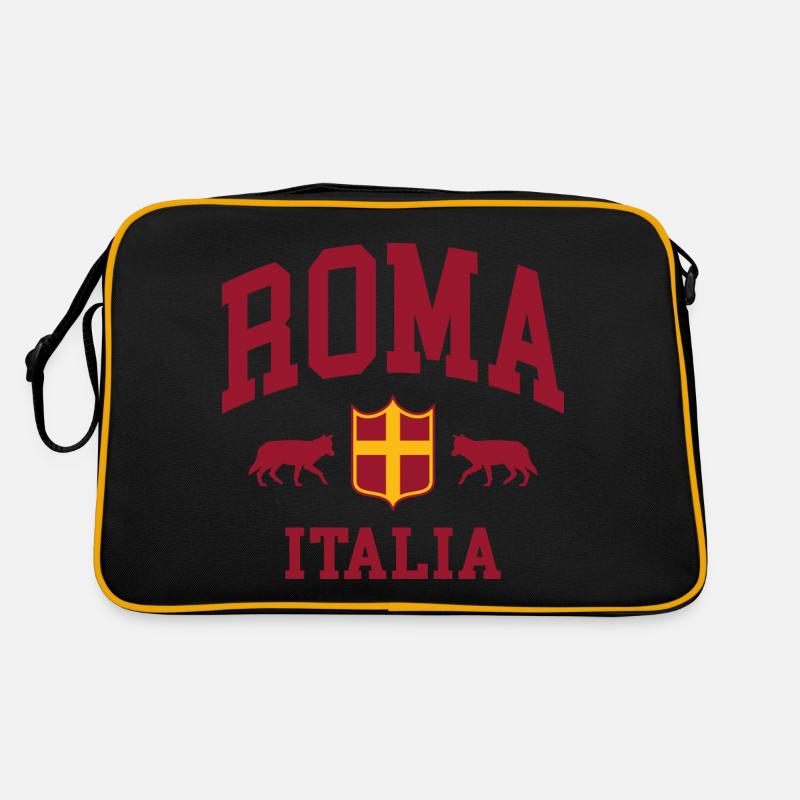 Rom - Retro Tasche - Schwarz/Gold