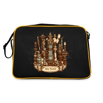 Passion for chess - Retro Bag - black/gold - Back