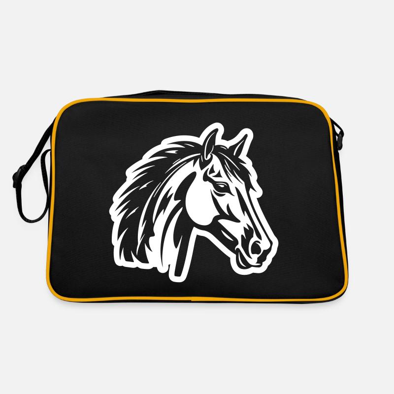 Tête de cheval Sac Retro
