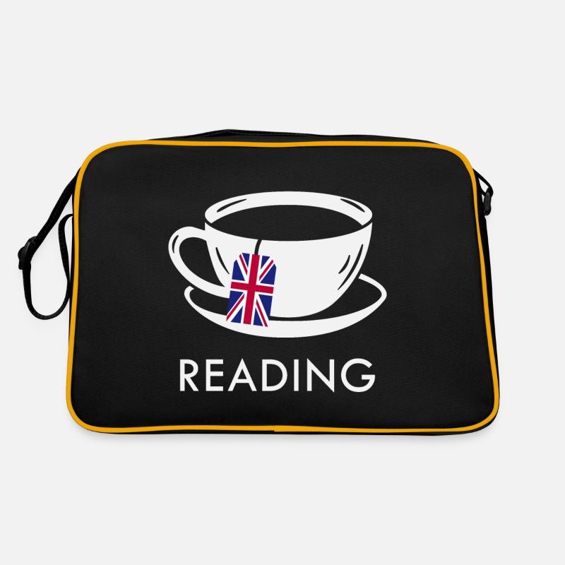 Lecture des sachets de thé Teacup UK Flag Sac Retro