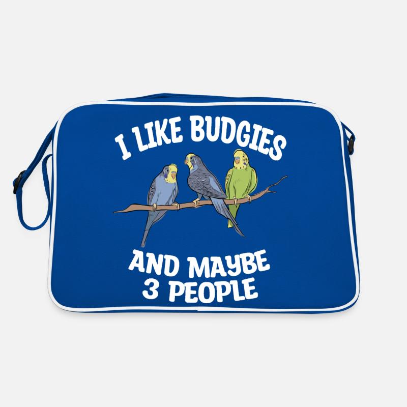Budgerigar lover Retro Bag