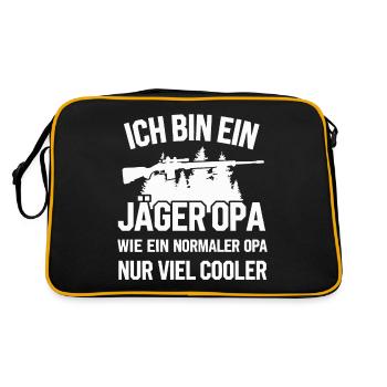 Hunter Hunting Hunting Hunting Clothing - Retro Bag - black/gold - Back