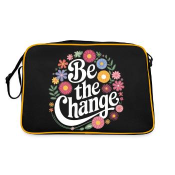 Altruismo Selfless Giving Giving School Spirit - Retro Bag - black/gold - Back