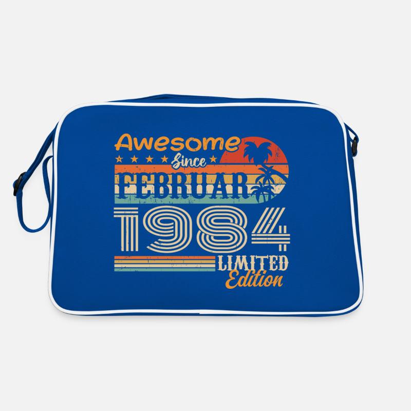 Geburtstag Vintage Geschenkidee Februar 1984 Retro Tasche