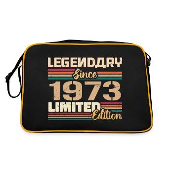 1973 Millésime 1973 Anniversaire Né en 1973 - Sac Retro - noir/or - Dos
